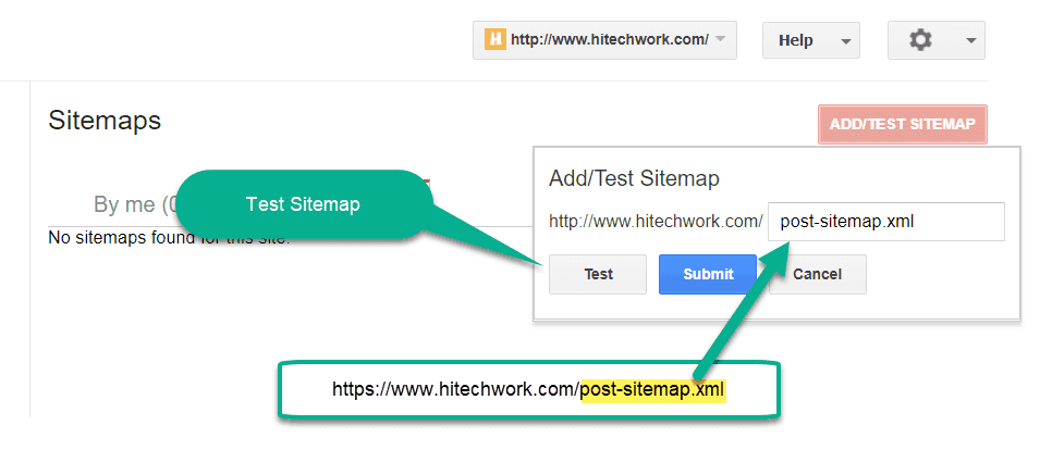 submit xml sitemap to google