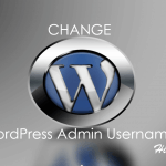 change wordpress admin username