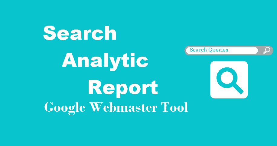 search analytic report in webmaster Tool