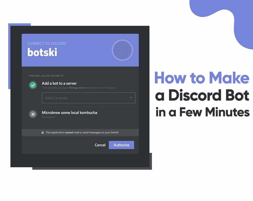 how to make a discord bot