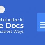 How To Alphabetize In Google Docs