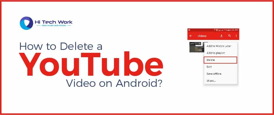 How To Delete Video On Youtube