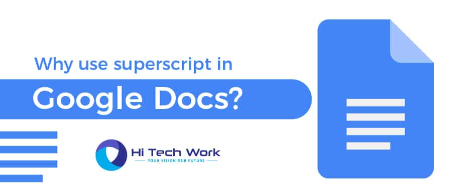 How To Superscript In Google Docs