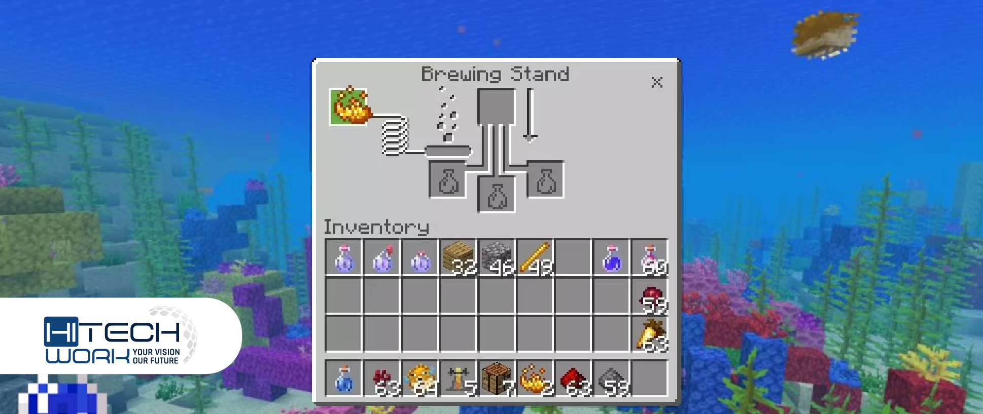 How to Make Potion of Invisibility (300) in Minecraft