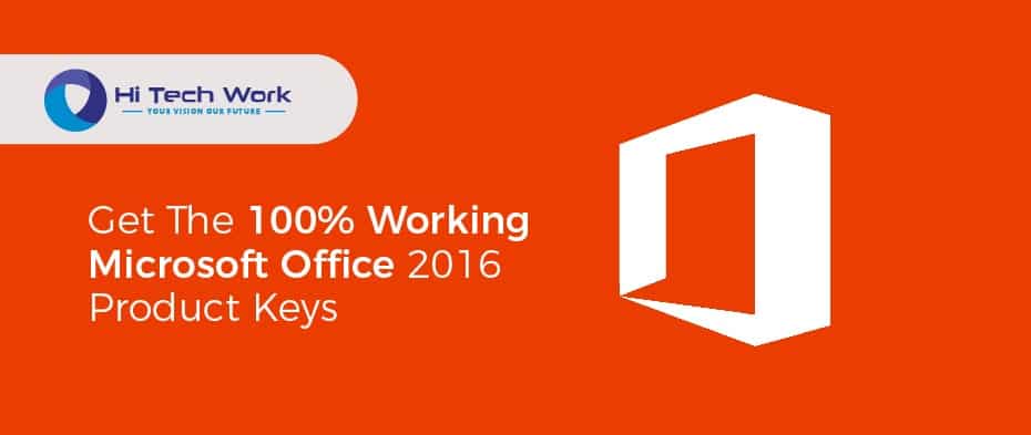 Microsoft Office 2016 Product Keys