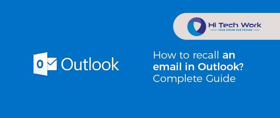 How to recall an email in Outlook