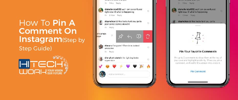 how to pin a comment on Instagram