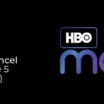 HBO max cancel