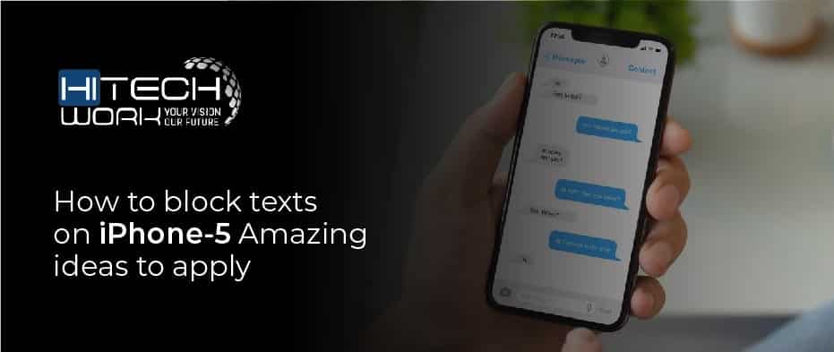 how to block texts on iPhone