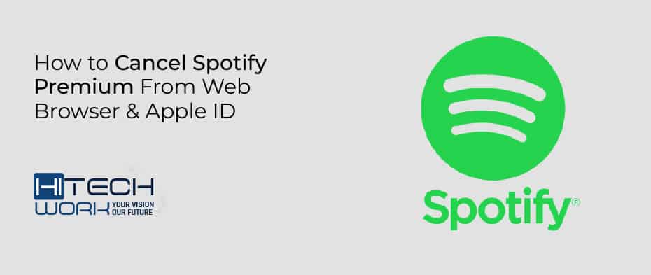 how to cancel spotify premium on iphone