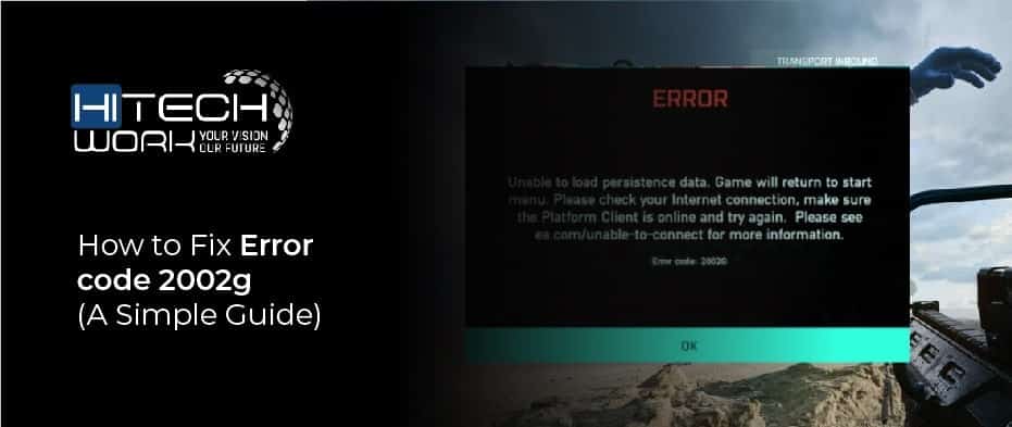 error code 2002g