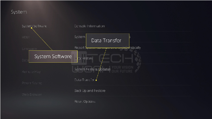 option Data Transfer