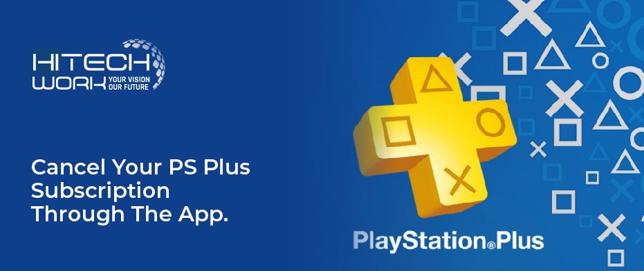 PS Plus Subscription Through The App.