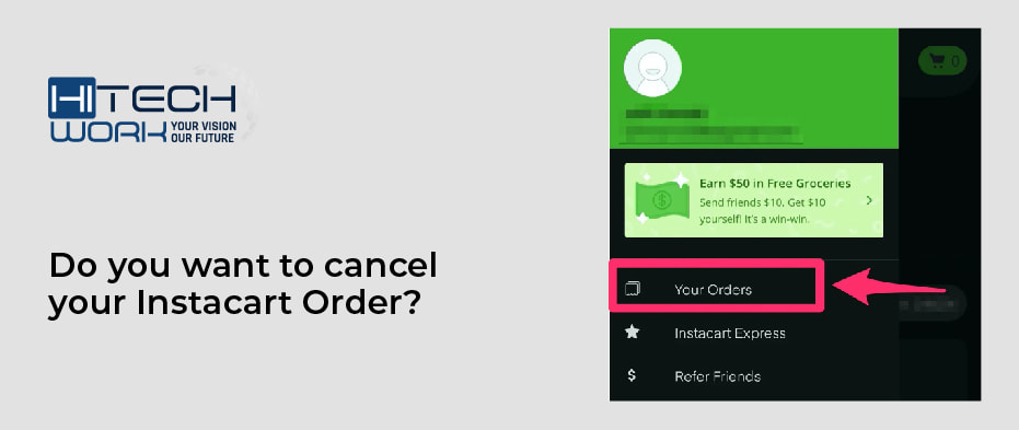 cancel your Instacart Order