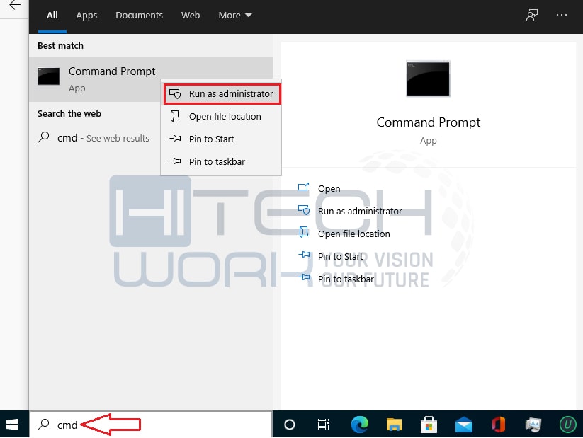 Open Microsoft command