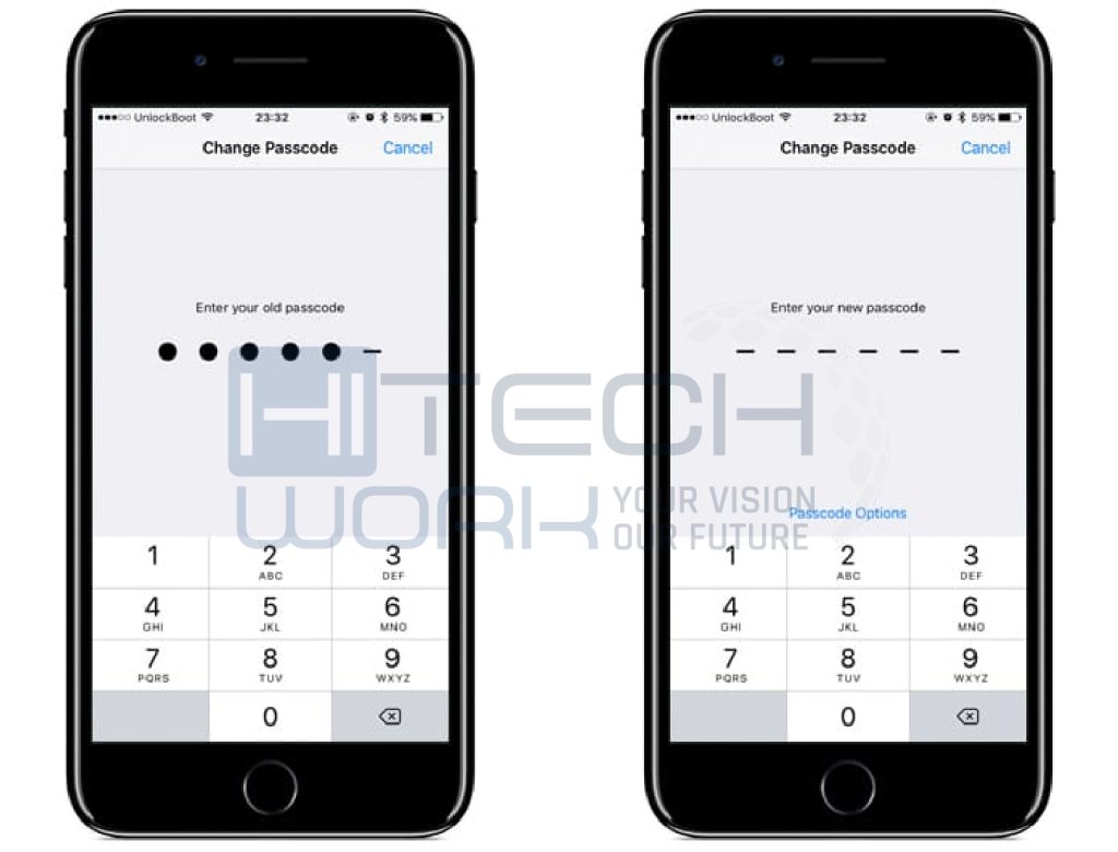 Step 6: Enter New Passcode on Your iPhone to change it