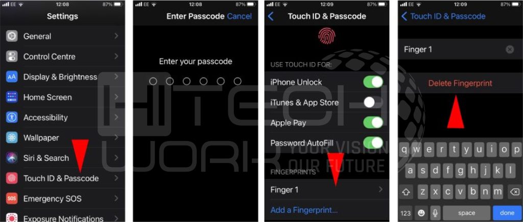 Steps To Change Fingerprint on iPhone