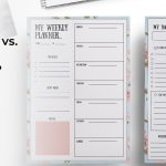 Online planner vs. Paper planner