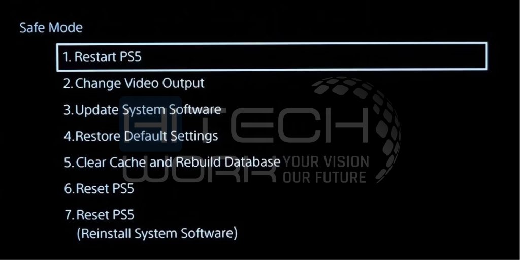 Choose rebuild Database