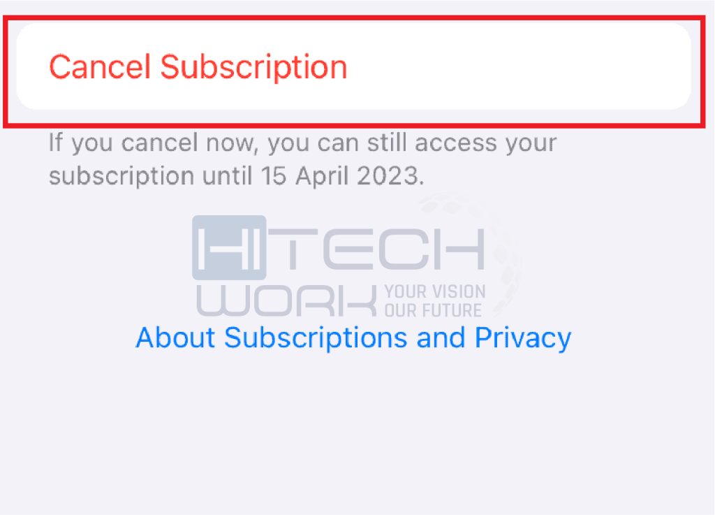 Click Subscriptions