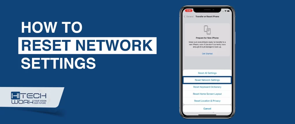 How to Reset Network Settings on iPhone