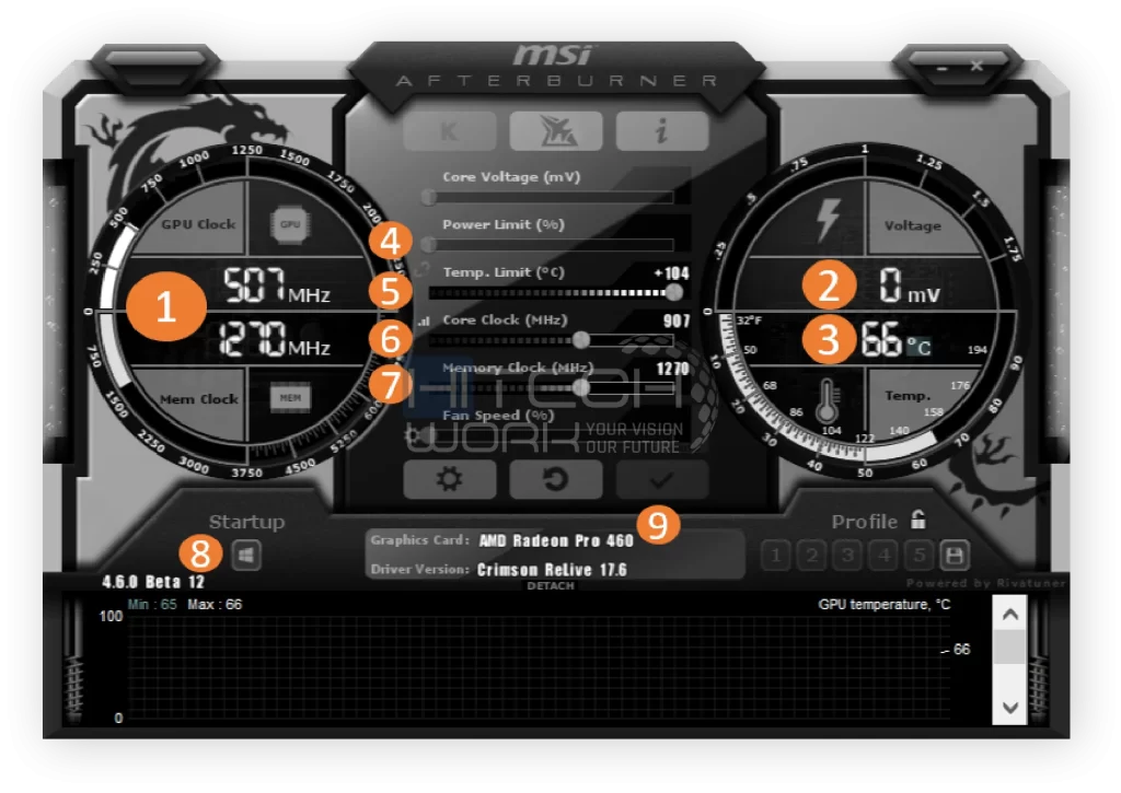 Launch your overclocking tool