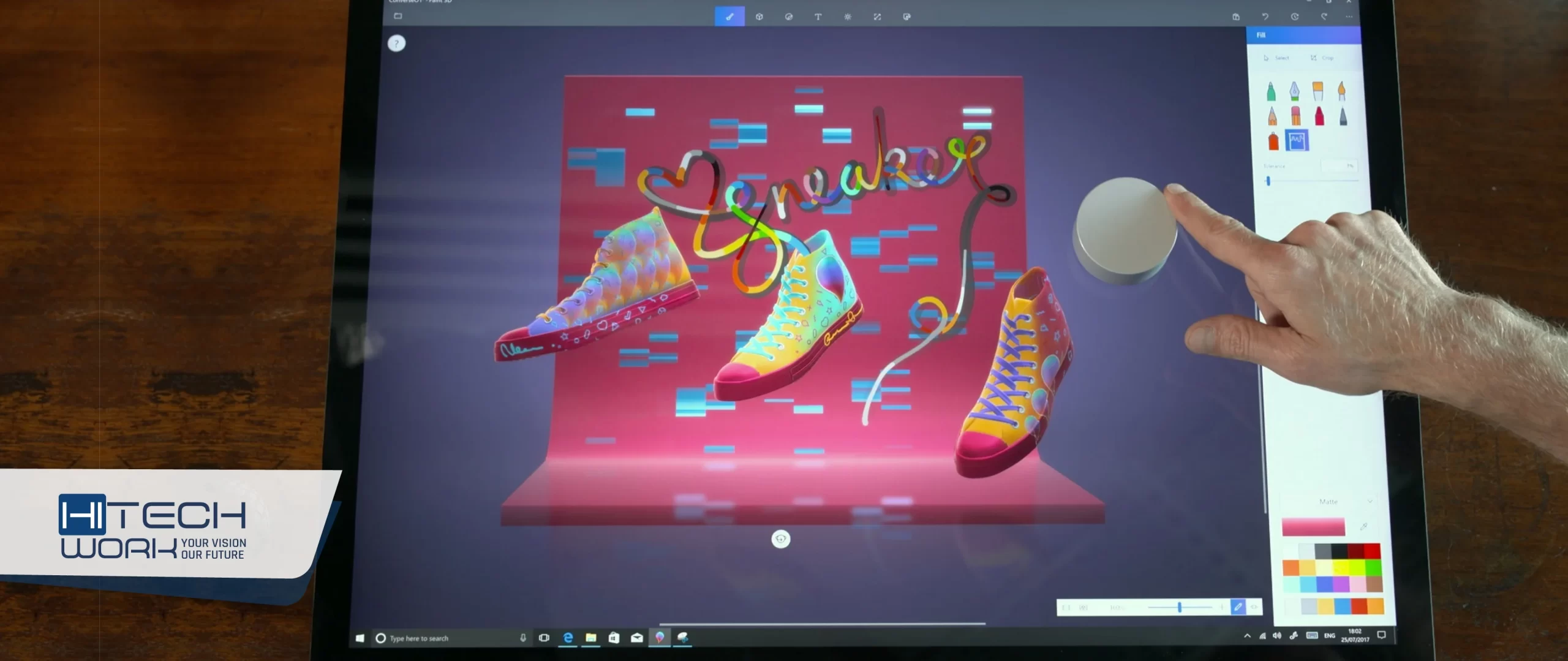 3D Paint App of Microsoft