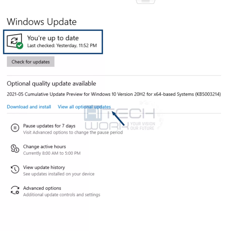 Check for Windows Updates 3