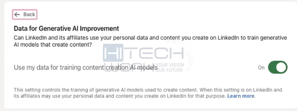 Stop LinkedIn AI Models from Training Using Your Data