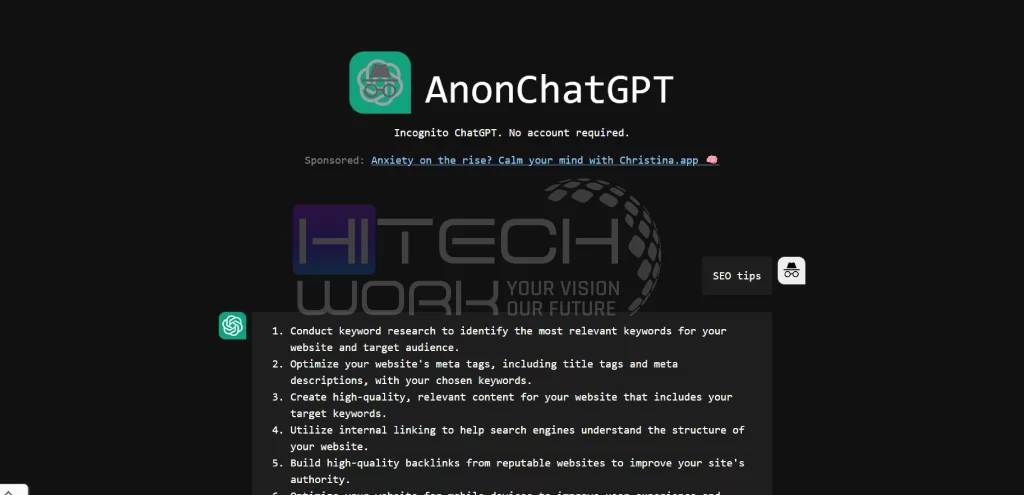 AnonChatGPT 