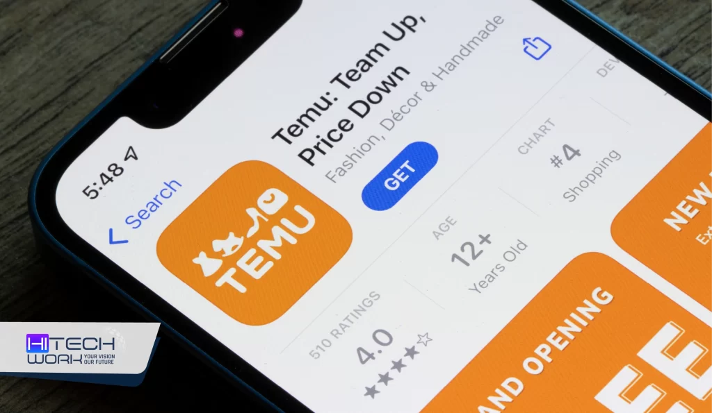 Temu is ranked as number-one free downloaded app